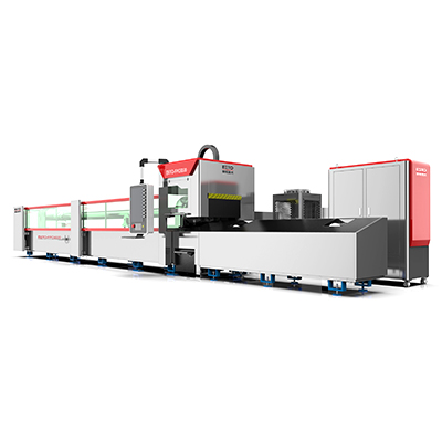 Tagliatrice laser a fibra di taglio laser CNC per tubi metallici di grande potenza 3kw per tubi metallici in alluminio e acciaio